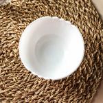 Салатник Lotusia, 250 мл, d=12 см, стеклокерамика, белый