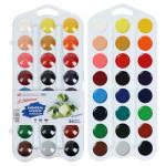 Акварель медовая «ЗХК. Я - Художник!», 24 цвета, без кисти, в пластиковой коробке, 227422003