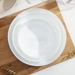 Набор форм для запекания Luminarc Diwali, 3 шт.: 1.3 л, 2 л, 2.8 л, стеклокерамика, белый