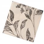 Набор салфеток декоративных 35х35 - 6 шт, саржа 'Гарден графит ВБ'