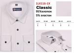 1LX116-1XK Сорочка подростковая длин. рукав, белый, BROSTEM