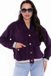 Бомбер Эда (вельвет/фиолетовый)