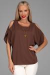Блузка Аура (шоколад)