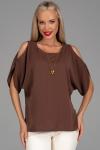Блузка Аура (шоколад)