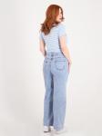 Джинсы голубые женские широкие больших размеров