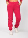 Брюки женские футер начес 3-х нитка пенье "РОКСИ" ФУКСИЯ