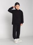 *Костюм детский футер 2-х нитка "БЛУМИ КИДС" ЧЕРНЫЙ