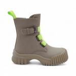 Ботинки демисезонные 4446-3 серо зеленые