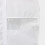 Чехол для одежды LaDо?m, ПВХ окно, плотный, 60?120 см, белый