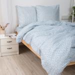 *КПБ Simple Life 1,5 спальный, бязь, 100 % хлопок, пл. 120 гр./кв.м., Ромбы голубые ОП Пододеяльник 146*217, простыня 150*217, наволочка 70*70 (2 шт.)