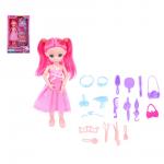 ИГРОЛЕНД Кукла шарнирная с аксессуарами, 20 см, ПВХ, полиэстер, 28,5х17,5х5 см