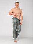 Пижама мужская кулирка с брюками "БОСТОН" БЕЖЕВЫЙ