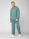 Костюм мужской футер 2-х нитка "РОДОС" ЗЕЛЕНЬ