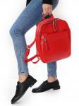 Рюкзак-сумка женский кожаный 8631-220 RED