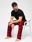 Пижама мужская кулирка с брюками "ЧИКАГО" КРАСНЫЙ