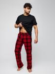 Пижама мужская кулирка с брюками "ЧИКАГО" КРАСНЫЙ