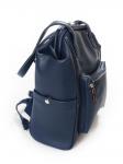 Рюкзак-сумка женский кожаный ASAD 6356 BLUE