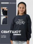 *Свитшот "Дрем" Графит Девочка