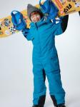 Комбинезон детский зимний Асимметрия лазурь