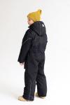 Комбинезон детский зимний Асимметрия черный