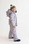 Комбинезон детский зимний Дино принт Дудл латте