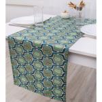 *Дорожка декоративная 'Радушная хозяйка (Традиция)' 40х145, рогожка, 100% хлопок, 'Листья'