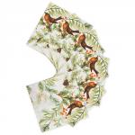 *Набор декоративных салфеток 35х35, рогожка (6 шт.), 100% хлопок, 'Лес ВБ'