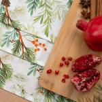 *Набор декоративных салфеток 35х35, рогожка (6 шт.), 100% хлопок, 'Лес ВБ'