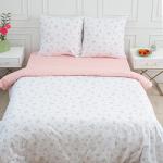 КПБ 'Традиция' 2,0 спальный с европростыней, поплин, 100% хлопок, пл. 110 гр./кв.м., 'Романтика ВБ' Пододеяльник 177*217, простыня 240*217, наволочка 70*70 (2 шт.)