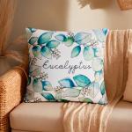 Подушка декоративная «Этель» Eucalyptus, 40?40 см, велюр