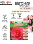 Бегония махровая «Розовая», луковицы, р-р 4/5, 5 шт.