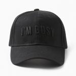 Бейсболка MIST I'm busy, размер 56-58, чёрная