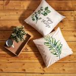 Наволочка декоративная «Этель» The leaf, 40?40 см, 100 п/э, велюр