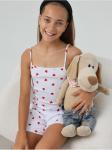 *Пижама "Милашка" Белый с шортами
