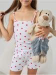 *Пижама "Милашка" Белый с шортами