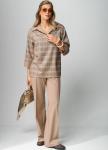 Костюм LAIKONY 553 клетка, капучино