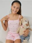 *Пижама "Милашка" Розовая с шортами