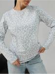 Лонгслив "Леопард" женский Белый