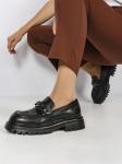 Лоферы женские/ Броги A-46P Black