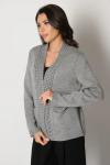 Жакет 351180/серый