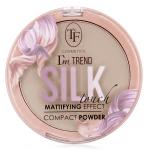 ТРИУМФ TF I'm TREND Пудра Бархатистая SILK TOUCH компактная