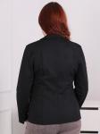 Жакет ALMOND темно-серый приталенный