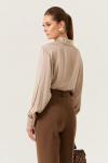 Блуза 103040 бежевый