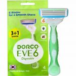 Станки для бритья одноразовые Eve 6 жен., 4 шт.