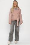 *Пальто укороченное Хайт (пудра) Б14315-7М