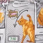 *КПБ 1,5 спальный с 1 нав.50*70, поплин,100% хлопок, пл. 110 гр./кв.м 'Коты мемы' Пододеяльник 146х217; простыня 150х217; наволочка 50х70-1 шт.