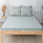 *Простыня на резинке 180х200х25, поплин, 'Иммортели'