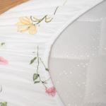 *Простыня на резинке 160х200х25, поплин, 'Ботанический сад'