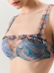 Бюстгальтер Balconette жен. Siberica синий принт