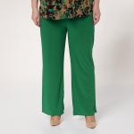 Брюки, текстиль, изумрудный